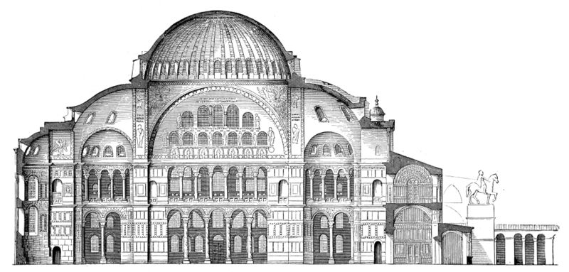 Plan of Hagia Sophia History of Project Management